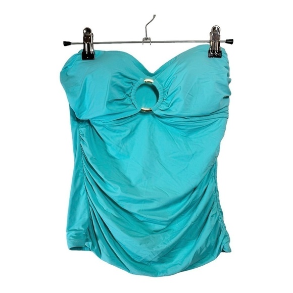 Bleu Rod Beattie Ring Me Up Bandini Top in Wave Runner NWT - Picture 2 of 5